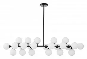 Люстра на штанге LUMINA DECO Marsiada LDP 6033-24 BK