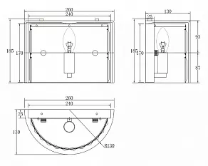 Бра Maytoni Wonderland MOD313WL-01CH