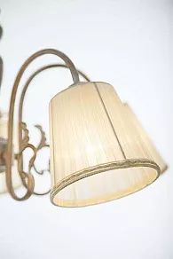 Подвесная люстра Eurosvet Katrin 60029/5 белый с золотом