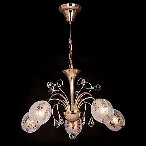 Подвесная люстра Eurosvet 70034 70034/5 золото