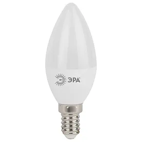 Лампа светодиодная Эра Стандарт E14 9Вт 6000K LED B35-9W-860-E14
