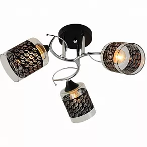 Потолочная люстра Reluce 01316 01316-0.3-03 BK+CR