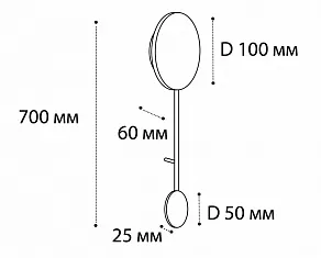 Накладной светильник Italline IT03-1434 IT03-1435 black