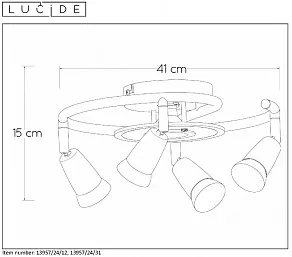 Спот Lucide Bingo-led 13957/24/12