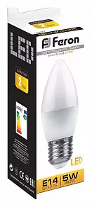 Лампа светодиодная Feron LB-72 E27 8Вт 2700K 25764