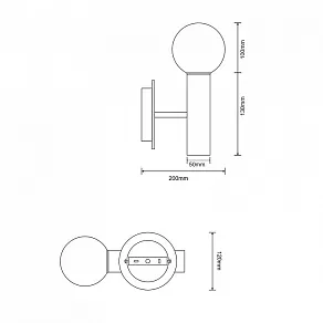 Бра ST-Luce Pietra SL1210.401.01