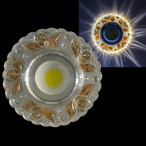 Встраиваемый светильник Reluce  42236-9.0-001PL MR16+LED3W CL/TEA