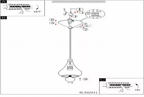 Подвесной светильник Eglo ПРОМО Nibbia 92941