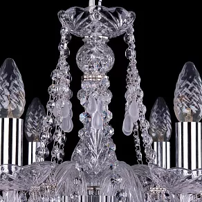 Подвесная люстра Bohemia Ivele Crystal 1410 1410/6/160/Ni/V0300