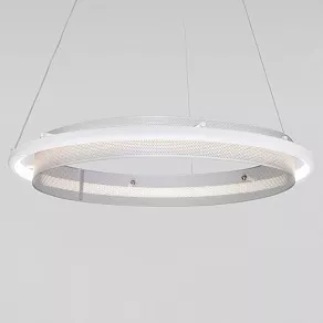 Подвесной светильник Eurosvet Imperio 90241/1 белый/ серебро Smart