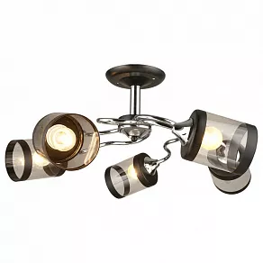 Люстра на штанге Imex MD.3470 MD.3470-5-S CH+BK