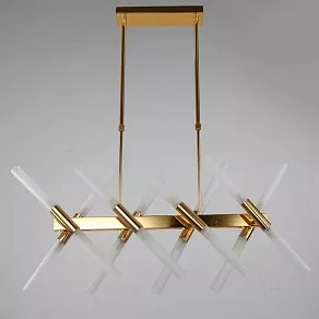 Люстра на штанге LUMINA DECO Alford LDP 6036-16 GD