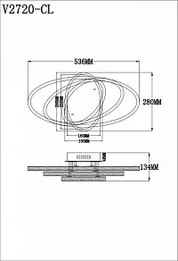 Потолочная люстра Moderli Odisey V2720-CL
