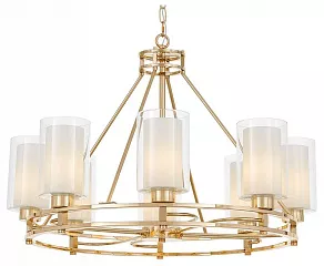 Подвесная люстра LUMINA DECO Marietta LDP 8025-8 F.GD+WT