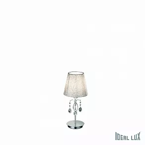 Настольная лампа декоративная Ideal Lux Pantheon PANTHEON TL1 SMALL CROMO