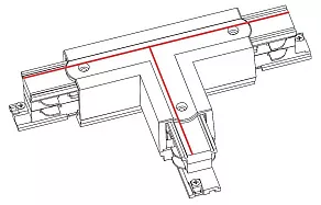 Токопровод T-образный правый Nowodvorski Ctls Power 8703