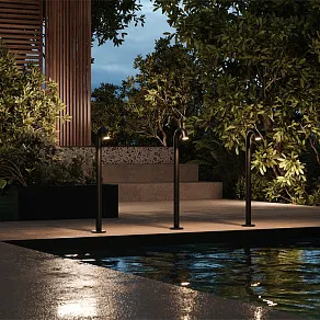 Наземный низкий светильник Maytoni Lumi O476FL-L4GF3K