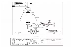 Бра Eglo ПРОМО Hambleton 49767