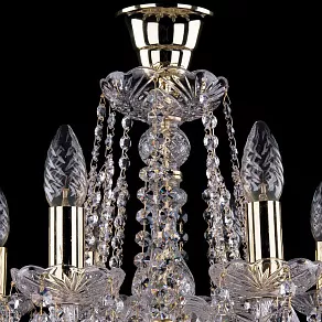 Подвесная люстра Bohemia Ivele Crystal 1413 1413/8/165/G/Tube