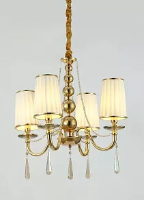 Подвесная люстра LUMINA DECO Fabione LDP 1200-4 F.GD