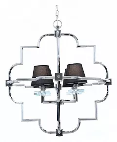 Подвесная люстра LUMINA DECO Baltimore LDP 8020-4 CHR+BK