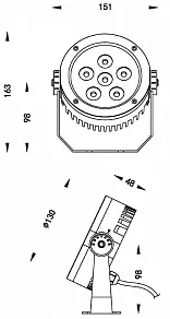 Светильник на штанге Deko-Light Power Spot II RGB 730295