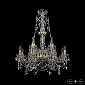 Подвесная люстра Bohemia Ivele Crystal 1411 1411/8+4/240/XL-83 G