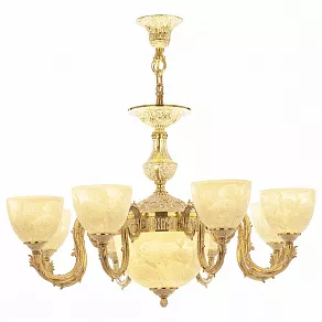 Подвесная люстра Bohemia Ivele Crystal 7103 71203P/8/210 GW P1 U Rose