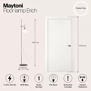 Торшер Maytoni Erich MOD221-FL-01-N