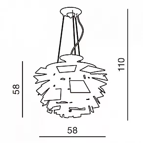 Подвесной светильник Azzardo Flower AZ0097
