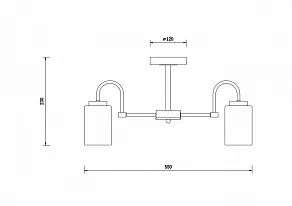 Люстра на штанге Freya Jewel FR5321CL-05BZ