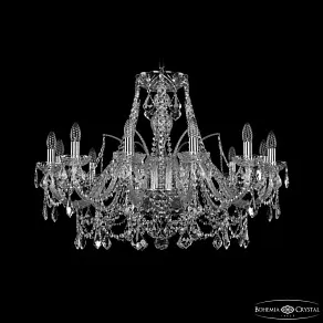 Подвесная люстра Bohemia Ivele Crystal 1411 1411/12/300 Ni Leafs