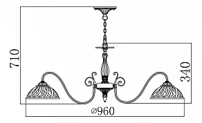 Подвесная люстра Maytoni Rubber CL1010-08-R