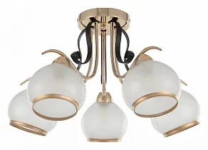 Потолочная люстра Arte Milano AMALFI-323306 323306/5 FG+BK