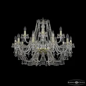 Подвесная люстра Bohemia Ivele Crystal 1409 1409/10+5/300 G