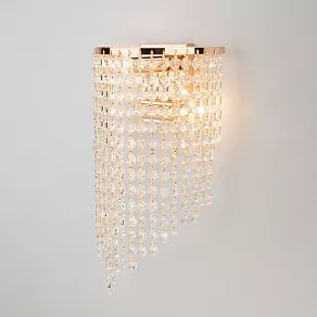 Бра Eurosvet Cinila 3102/2 золото/прозрачный хрусталь Strotskis