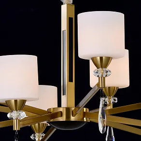 Подвесная люстра ILLUMICO IL5182 IL5182-10PLS-29 BRASS KELTIC