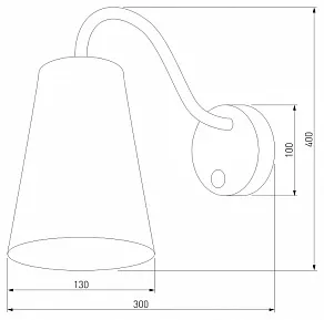 Бра TK Lighting Wire 3240 Wire Silver
