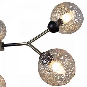 Люстра на штанге ILLUMICO  IL0268-6PSQ-79 BK AB