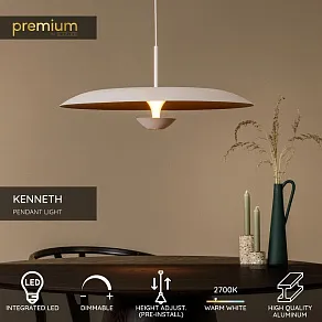 Подвесной светильник Lucide Kenneth 41412/60/31