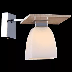 Бра Natali Kovaltseva 11401 TRENTO 11401/1W CHROME, WHITE OAK