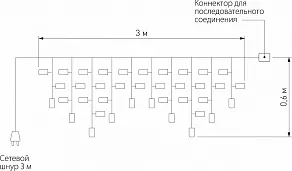 Бахрома световая Eurosvet 100-102 100-102