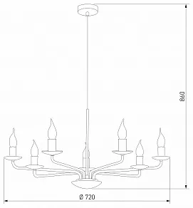 Подвесная люстра TK Lighting Limal 4613 Limal
