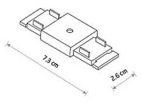 Соединитель линейный для треков Nowodvorski Lvm 11322