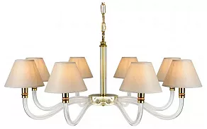 Подвесная люстра iLamp Amber YT2043-8 GD+Cear