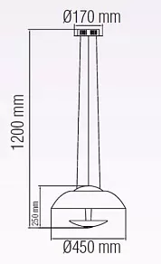 Подвесной светильник Horoz Electric Vista HRZ00002218