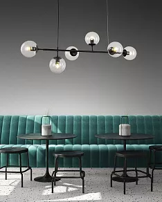 Подвесной светильник LUMINA DECO Ceredo LDP 6034-6 BK
