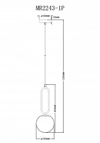 Подвесной светильник MyFar Pierre MR2243-1P