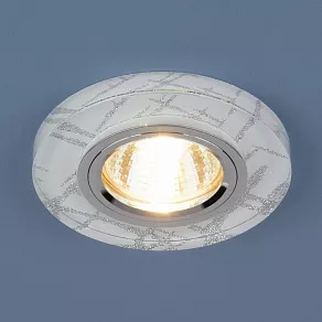 Встраиваемый светильник Elektrostandard Annuli 8371 MR16 WH/SL