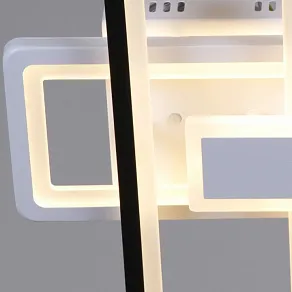 Потолочная люстра Reluce 03629-1 03629-0.3-2+1 WH+BK